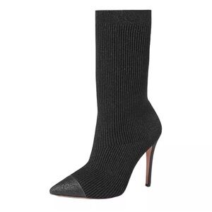 Alice And Olivia Darbin Ribbed Sock Boots